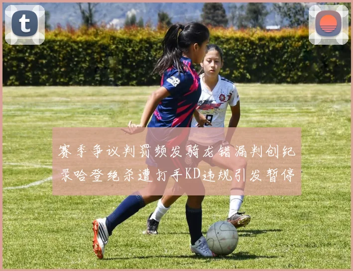 赛季争议判罚频发骑龙错漏判创纪录哈登绝杀遭打手KD违规引发暂停风波